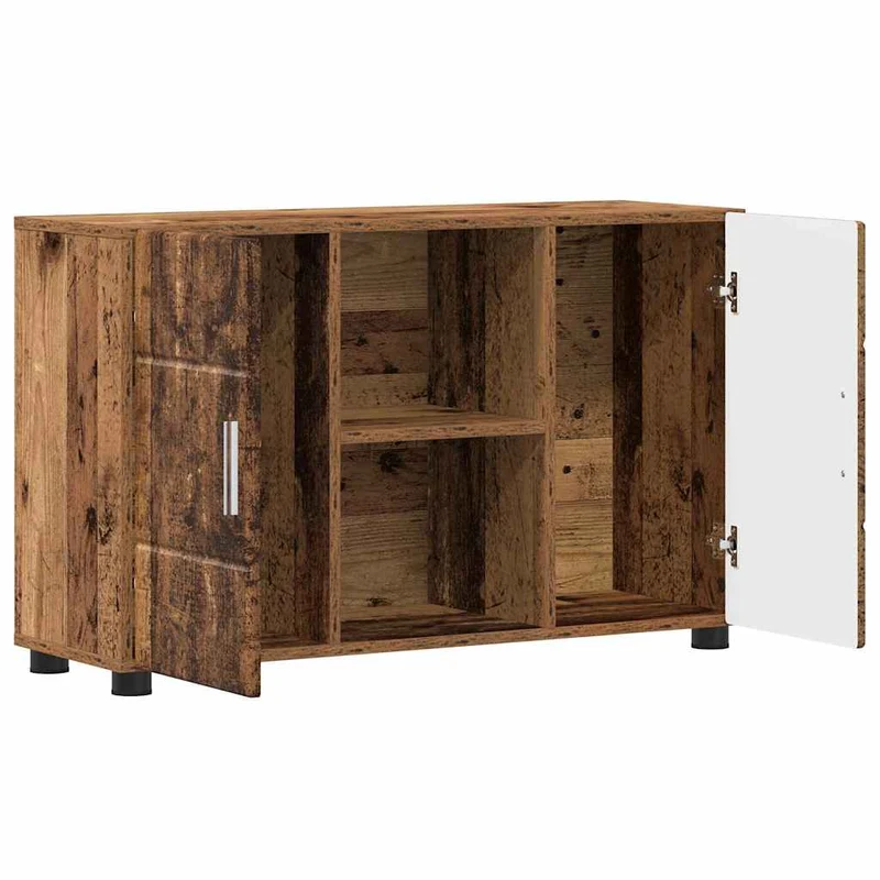 Modernes Sideboard mit offenen Fächern und Türen