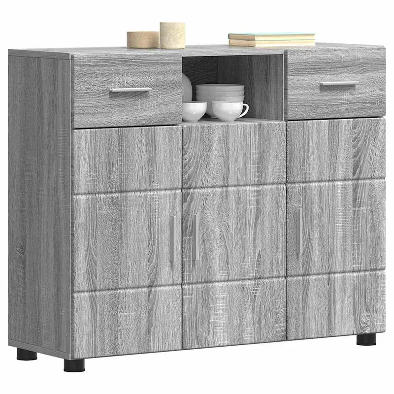 Modernes Sideboard mit zwei Schubladen und 3 Türen