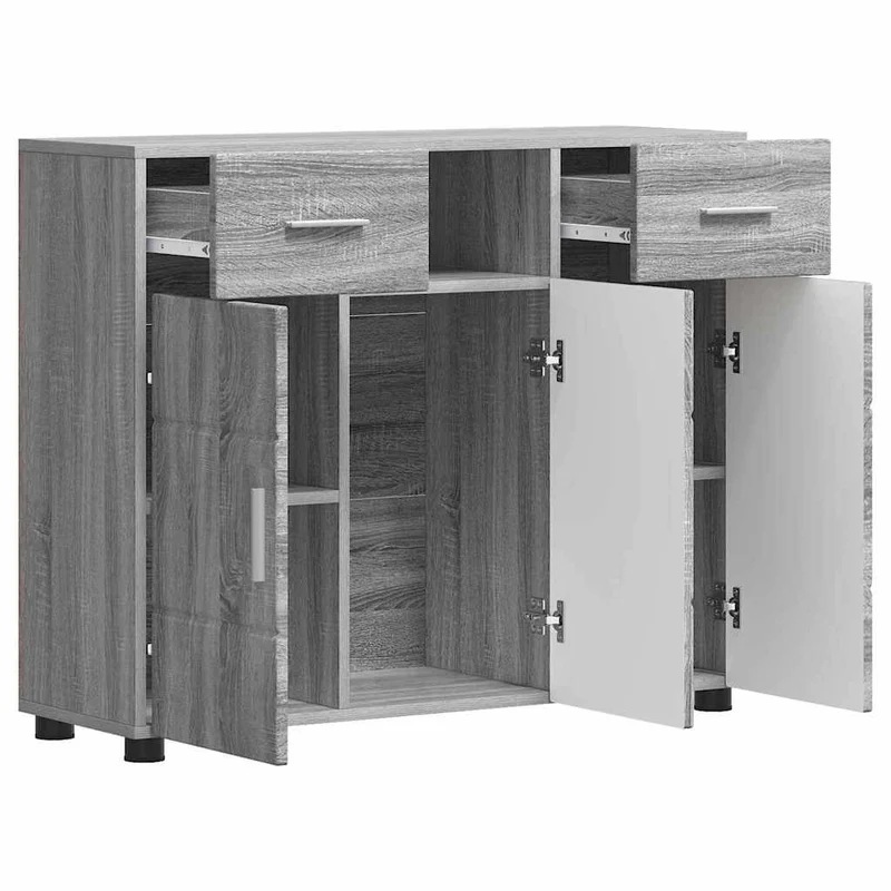 Modernes Sideboard mit zwei Schubladen und 3 Türen