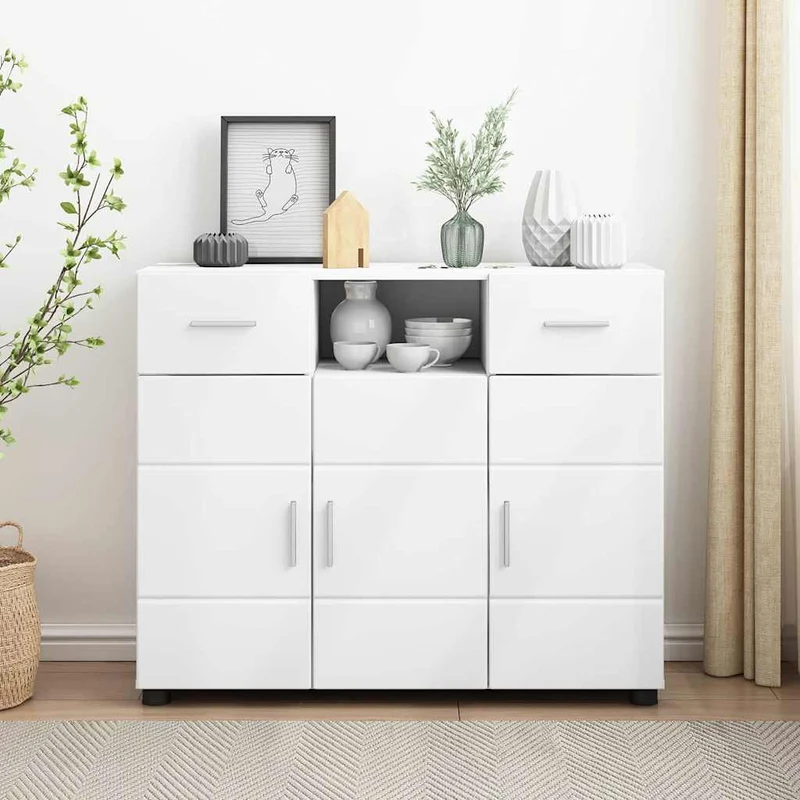 Modernes Sideboard mit zwei Schubladen und 3 Türen