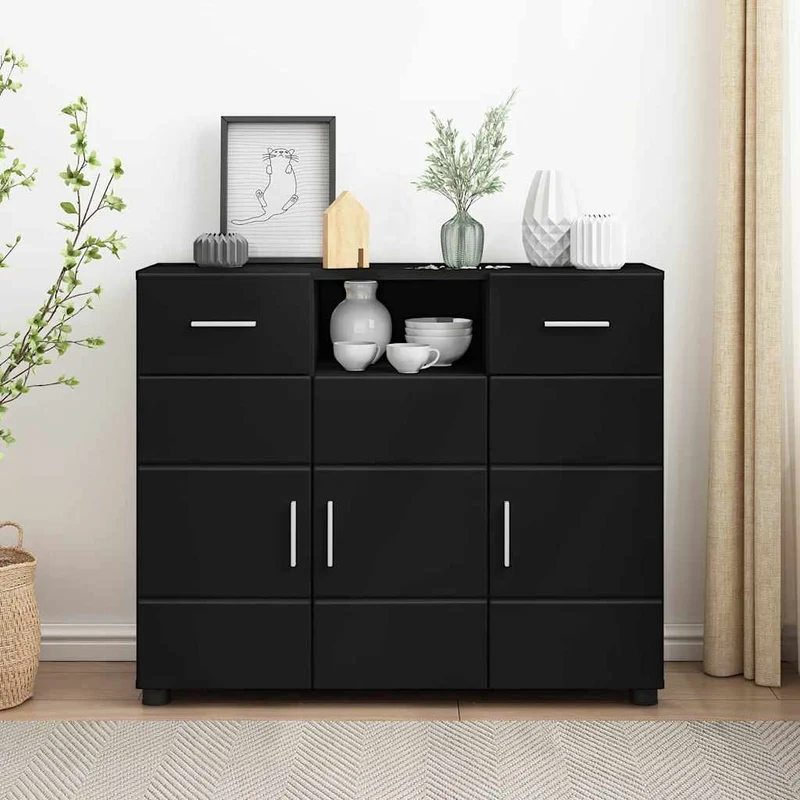 Modernes Sideboard mit zwei Schubladen und 3 Türen