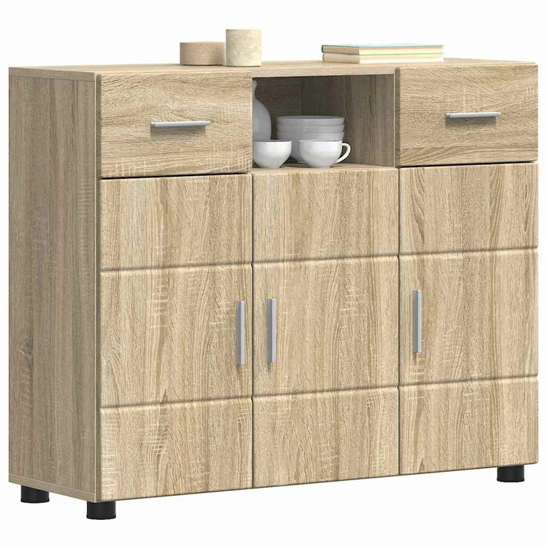 Modernes Sideboard mit zwei Schubladen und 3 Türen