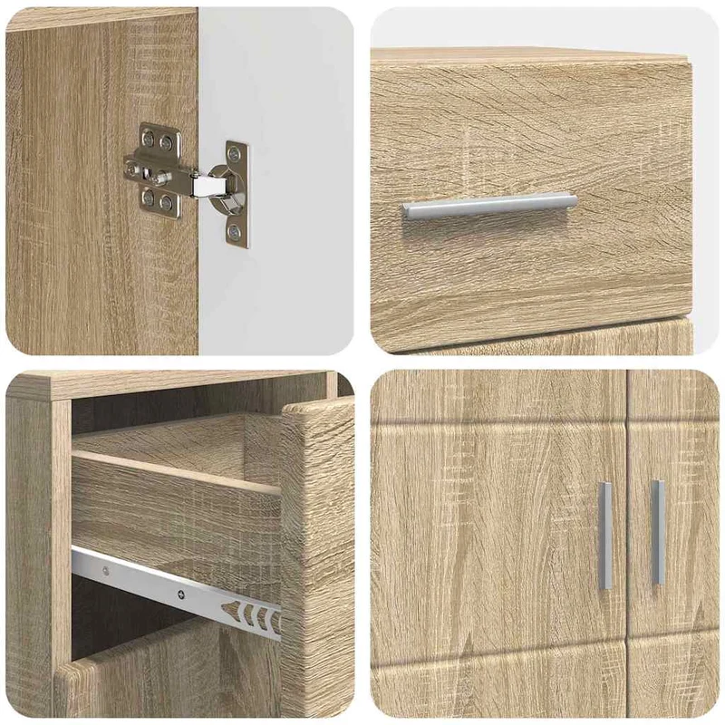 Modernes Sideboard mit zwei Schubladen und 3 Türen