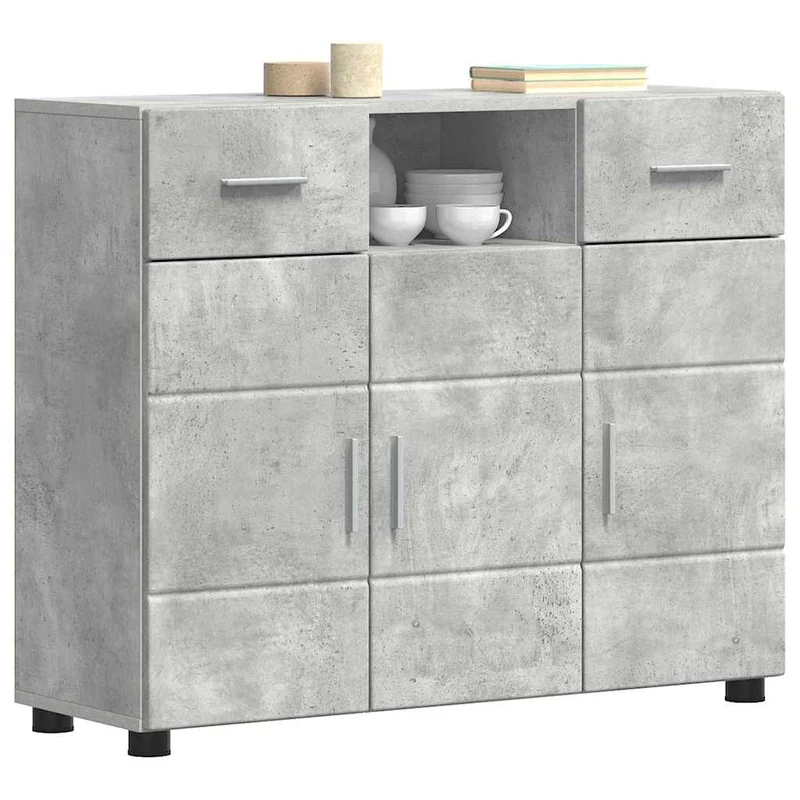 Modernes Sideboard mit zwei Schubladen und 3 Türen
