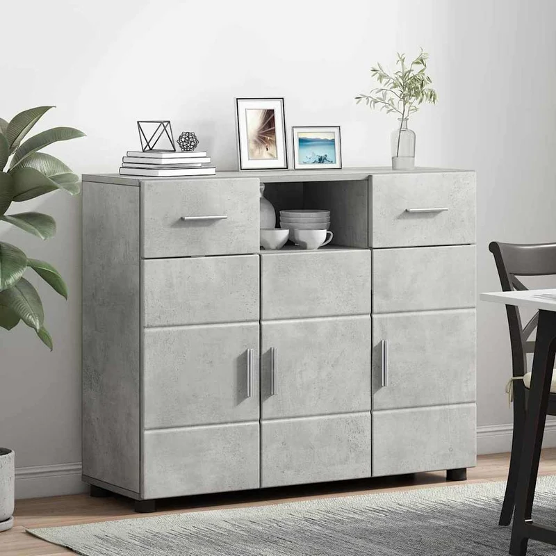 Modernes Sideboard mit zwei Schubladen und 3 Türen