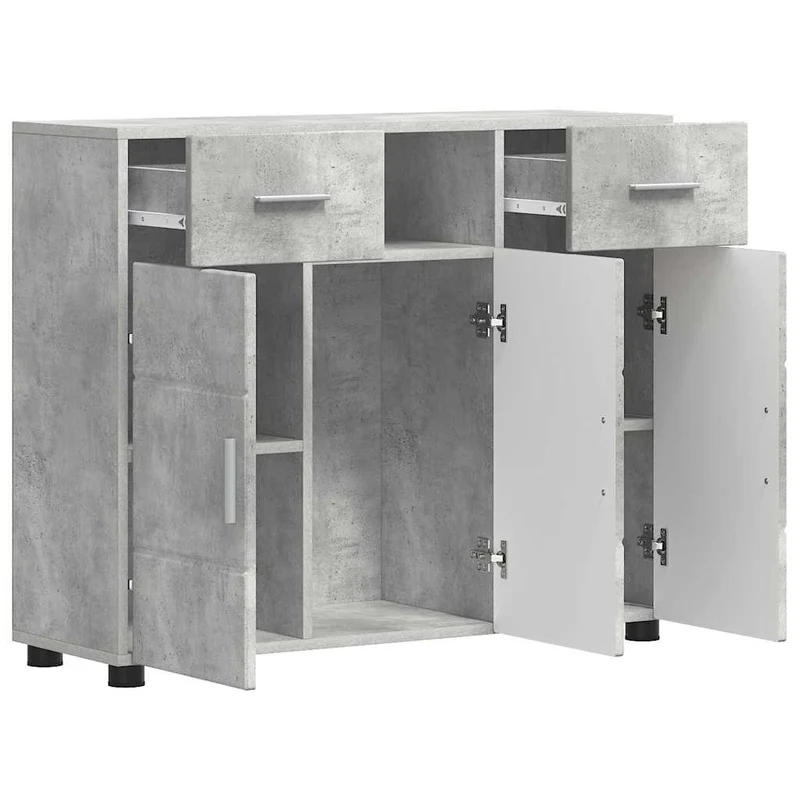Modernes Sideboard mit zwei Schubladen und 3 Türen