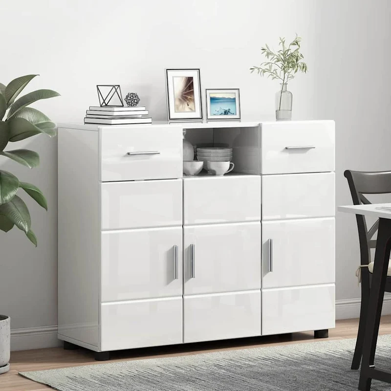 Modernes Sideboard mit zwei Schubladen und 3 Türen