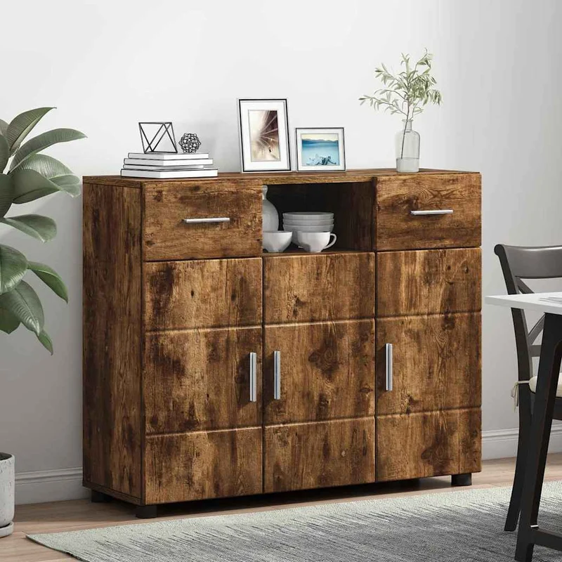 Modernes Sideboard mit zwei Schubladen und 3 Türen