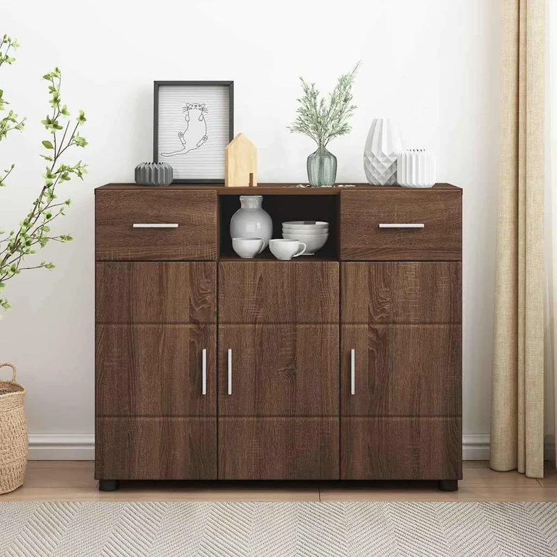 Modernes Sideboard mit zwei Schubladen und 3 Türen