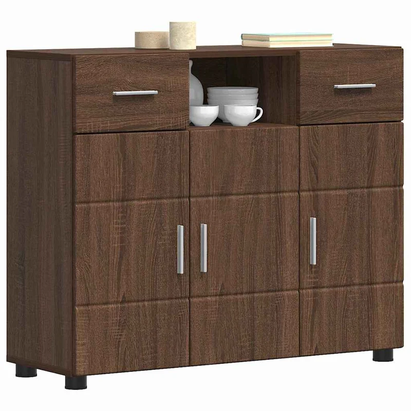 Modernes Sideboard mit zwei Schubladen und 3 Türen