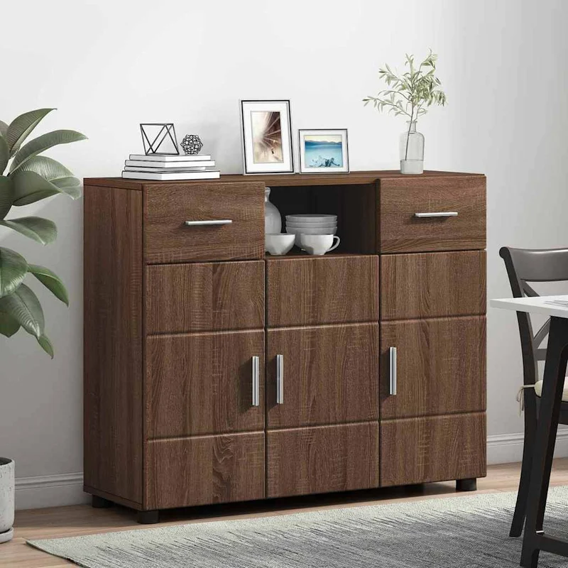 Modernes Sideboard mit zwei Schubladen und 3 Türen