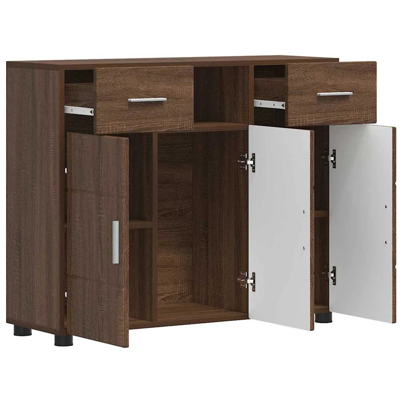 Modernes Sideboard mit zwei Schubladen und 3 Türen