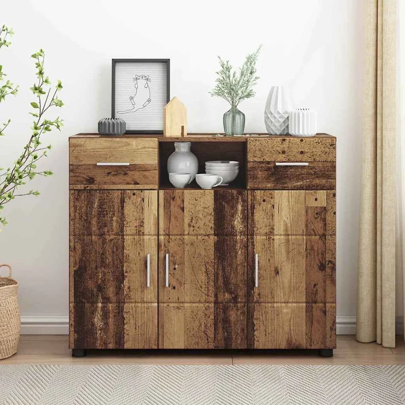 Modernes Sideboard mit zwei Schubladen und 3 Türen