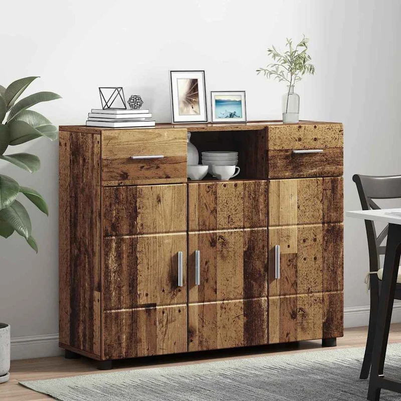 Modernes Sideboard mit zwei Schubladen und 3 Türen