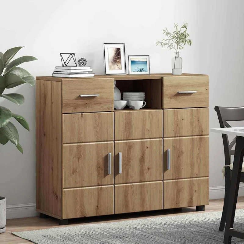 Modernes Sideboard mit zwei Schubladen und 3 Türen