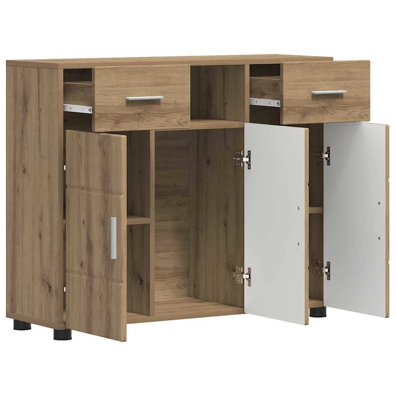 Modernes Sideboard mit zwei Schubladen und 3 Türen