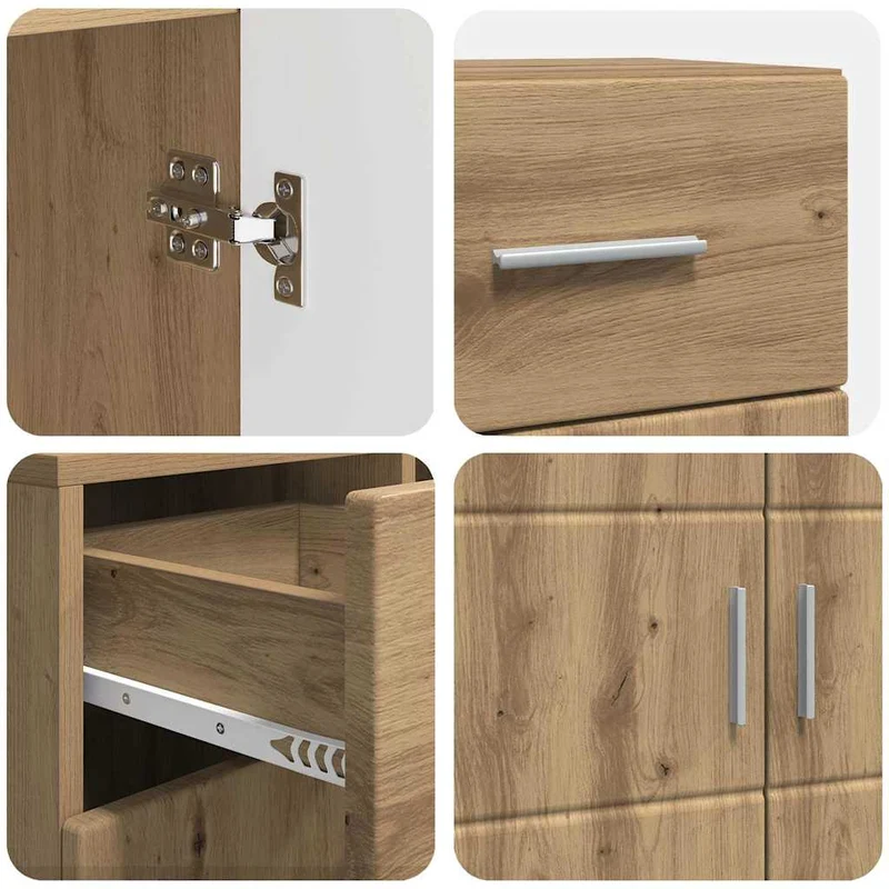 Modernes Sideboard mit zwei Schubladen und 3 Türen