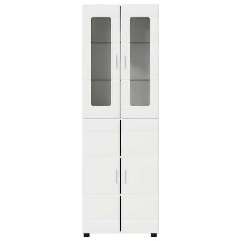 TOP Vitrinen-Highboard mit 4 Türen 182 cm