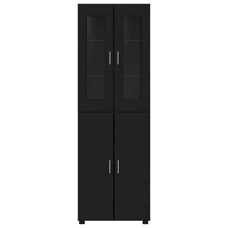 TOP Vitrinen-Highboard mit 4 Türen 182 cm