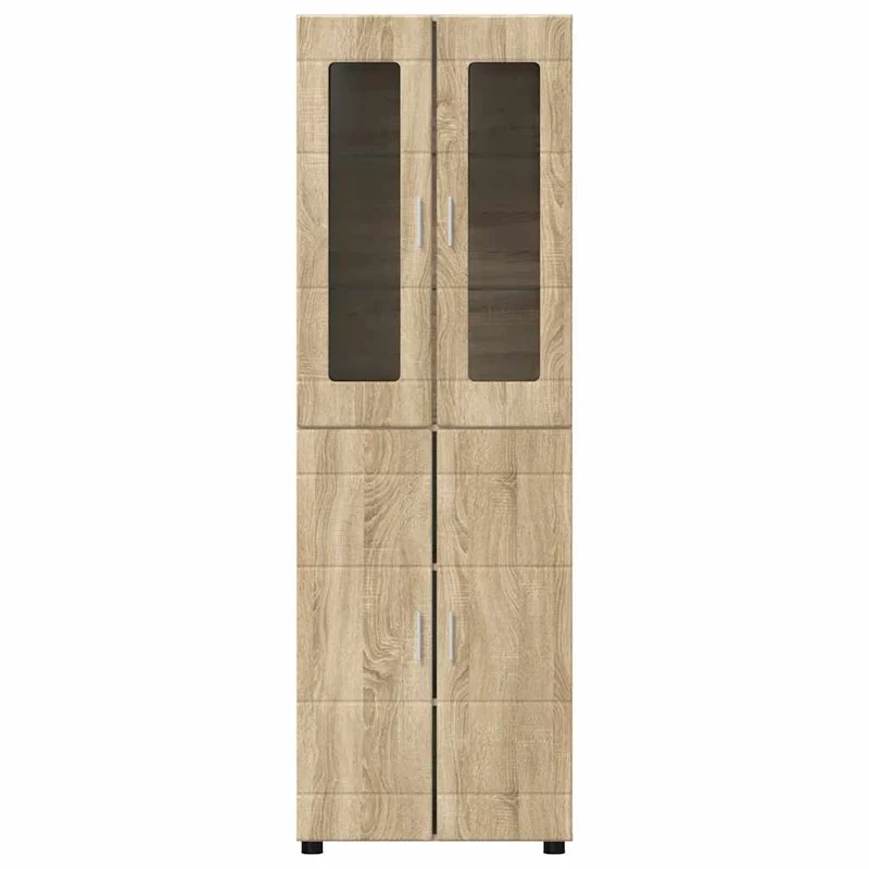 TOP Vitrinen-Highboard mit 4 Türen 182 cm