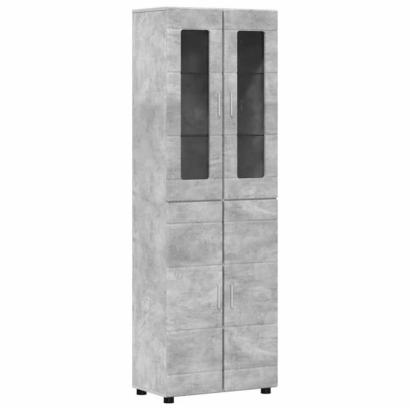 TOP Vitrinen-Highboard mit 4 Türen 182 cm