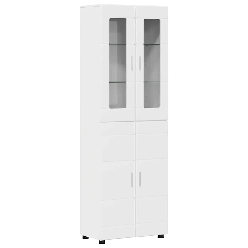 TOP Vitrinen-Highboard mit 4 Türen 182 cm