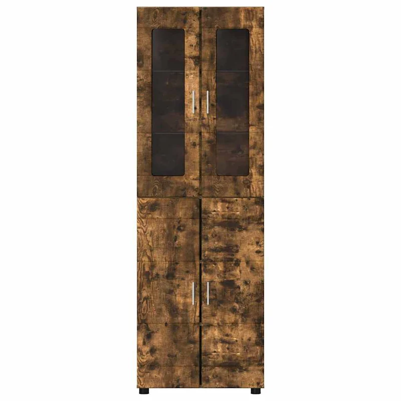 TOP Vitrinen-Highboard mit 4 Türen 182 cm
