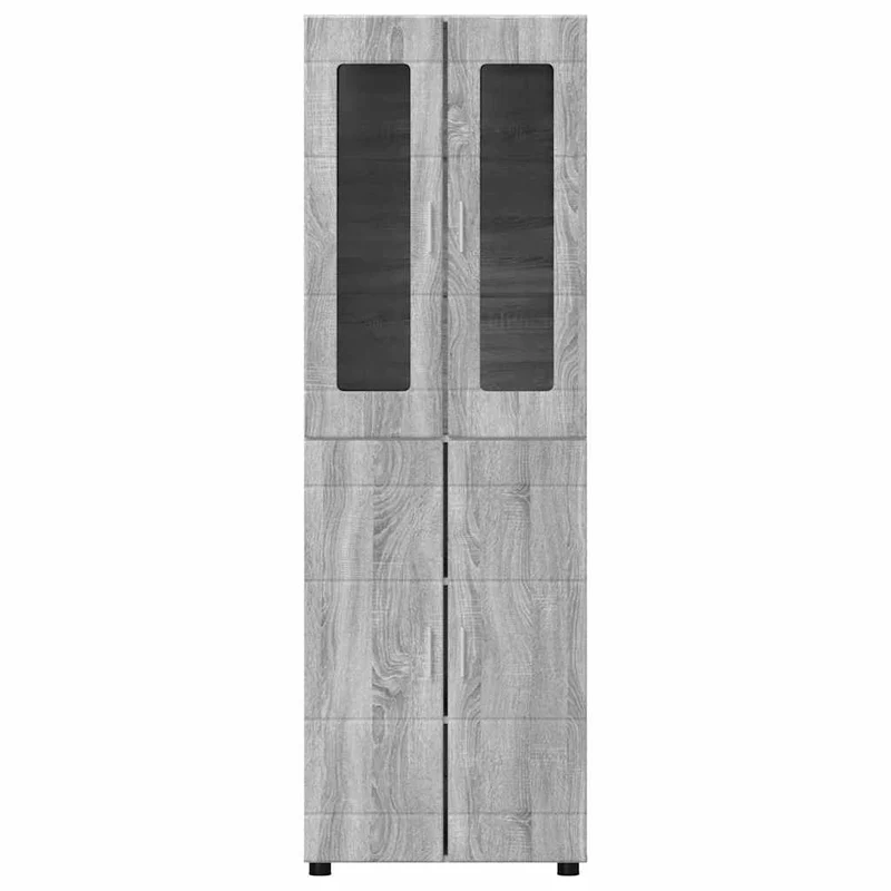 TOP Vitrinen-Highboard mit 4 Türen 182 cm