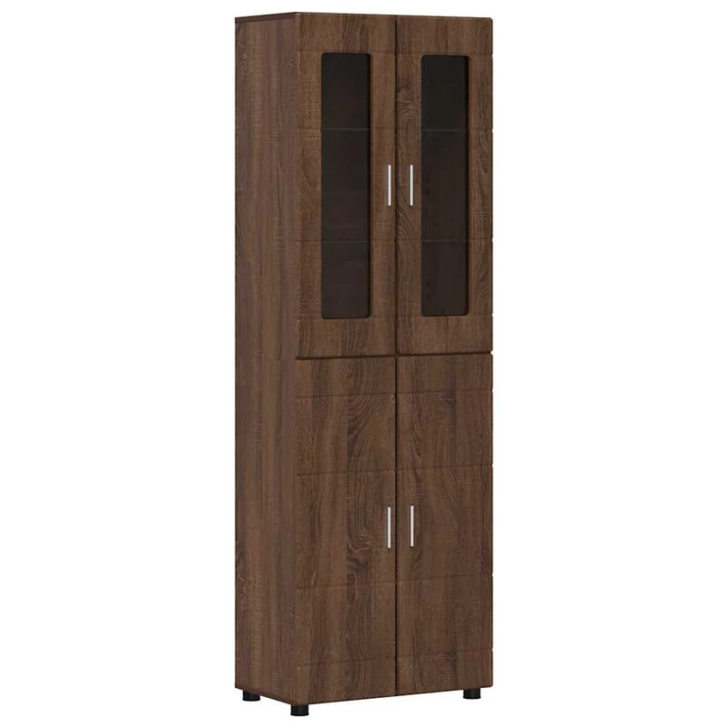 TOP Vitrinen-Highboard mit 4 Türen 182 cm