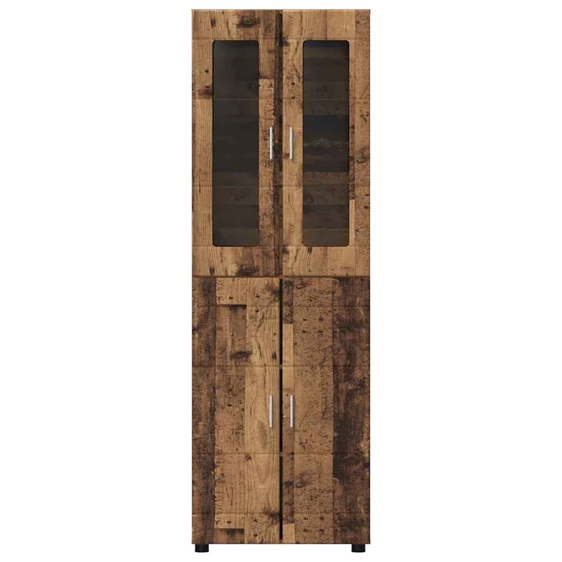 TOP Vitrinen-Highboard mit 4 Türen 182 cm