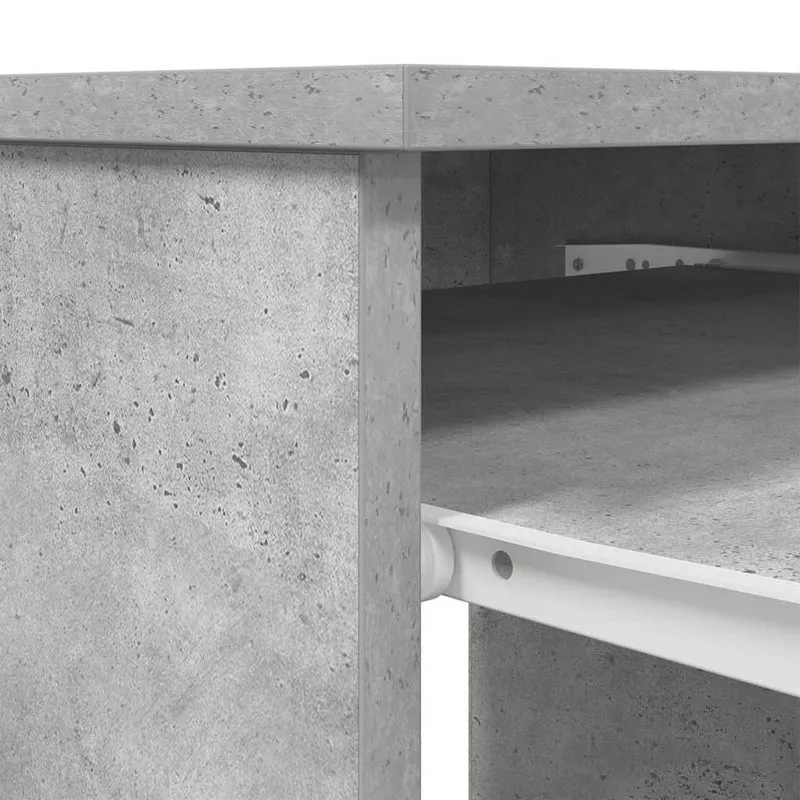 Flexibler Schreibtisch für kleine Räume, mit Tastaturauszug