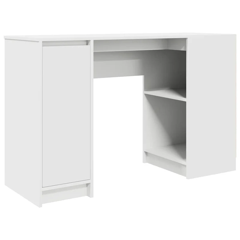 Flexibler Computertisch mit Regal und Stauraum, 120 cm