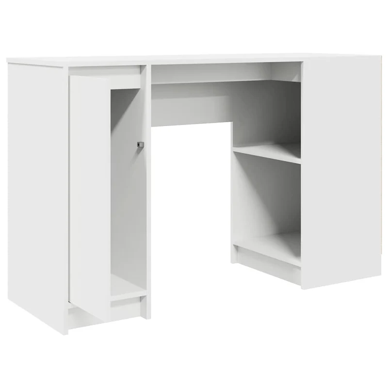 Flexibler Computertisch mit Regal und Stauraum, 120 cm