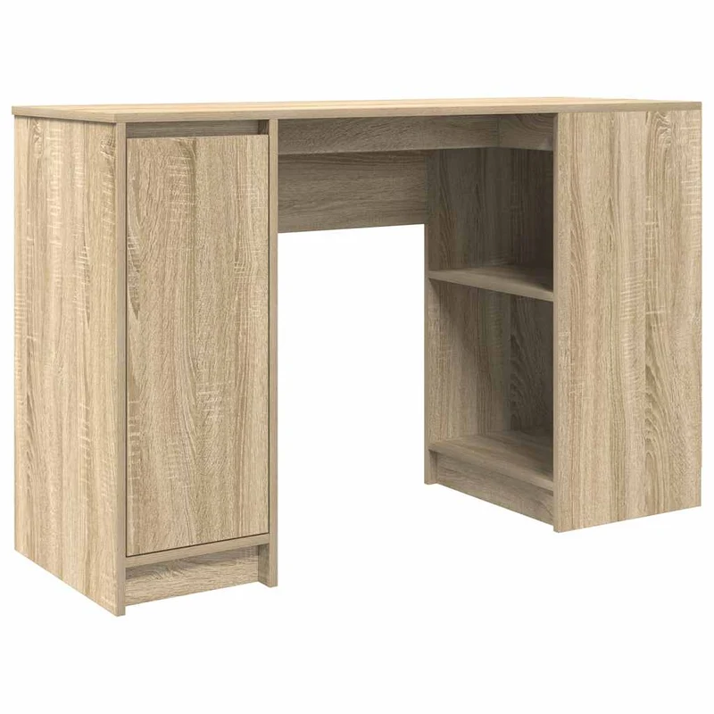 Flexibler Computertisch mit Regal und Stauraum, 120 cm