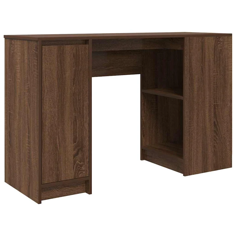 Flexibler Computertisch mit Regal und Stauraum, 120 cm