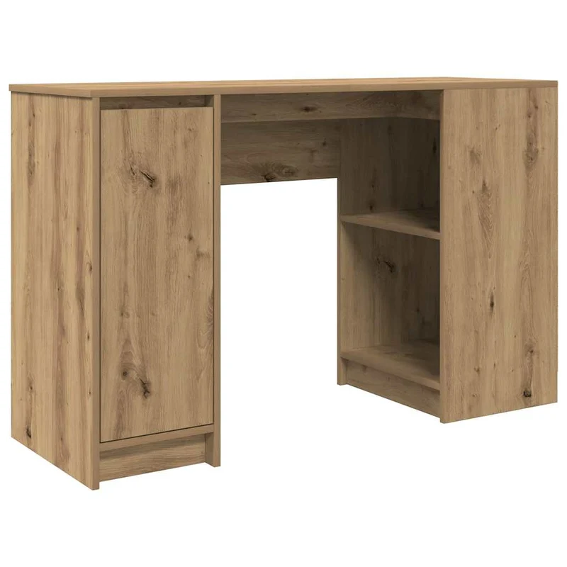 Flexibler Computertisch mit Regal und Stauraum, 120 cm