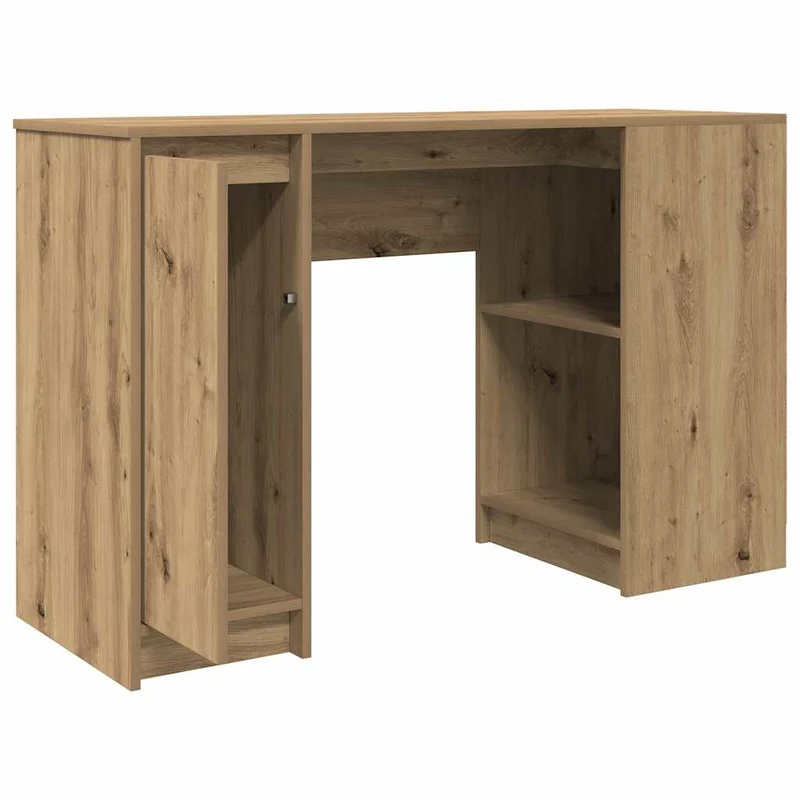 Flexibler Computertisch mit Regal und Stauraum, 120 cm