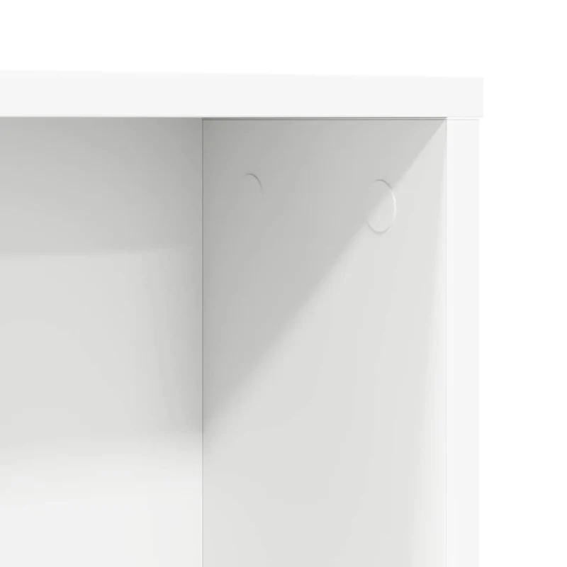 Toller Schreibtisch für kleine Räume, mit hohem Regal