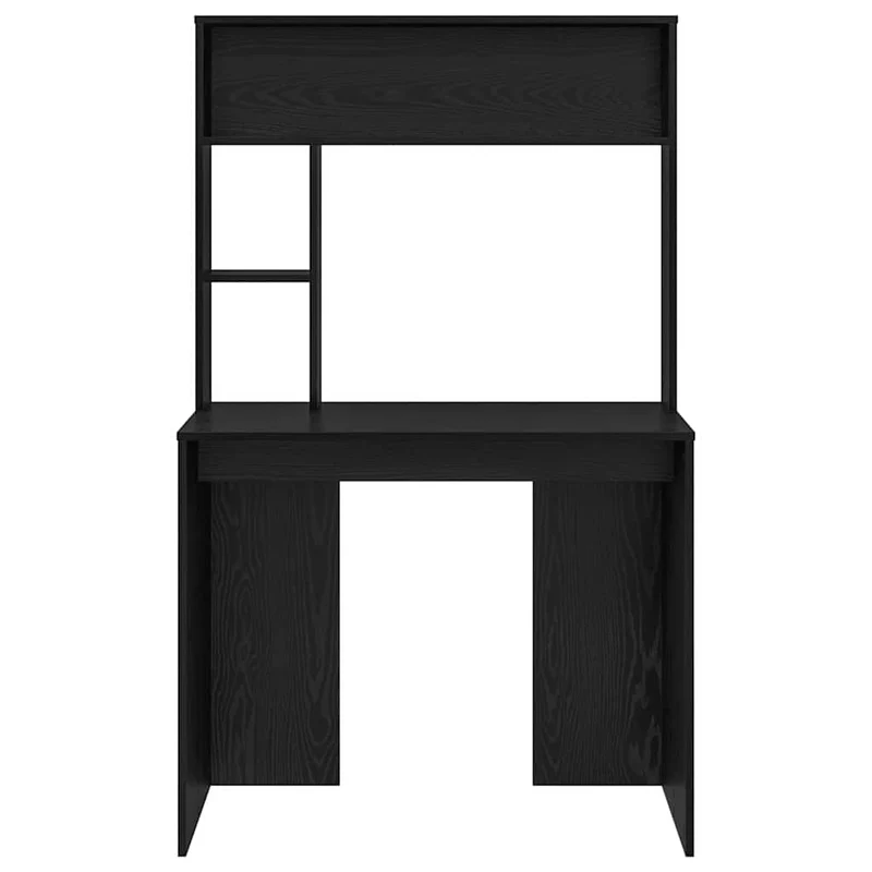 Toller Schreibtisch für kleine Räume, mit hohem Regal