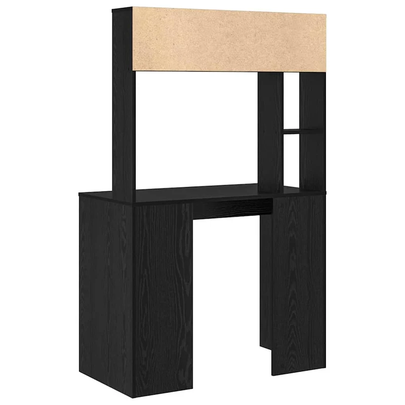 Toller Schreibtisch für kleine Räume, mit hohem Regal