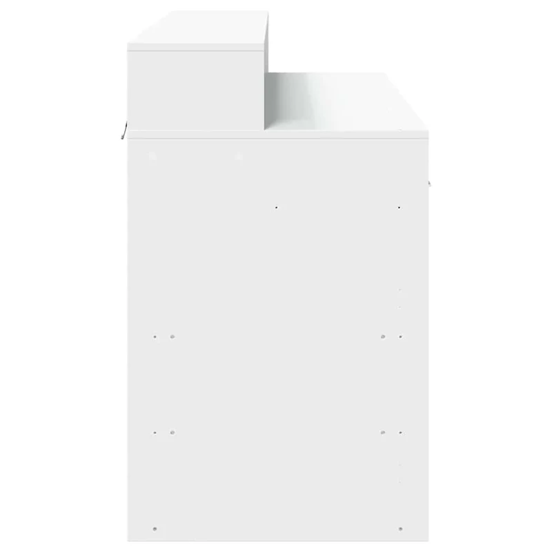 LED-Schreibtisch mit Monitorerhöhung, 120x55 cm