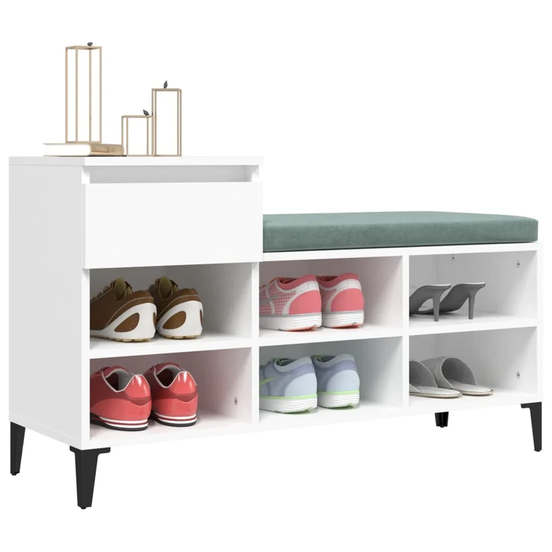 Flurbank mit Schuhregal & Schublade, 102 cm