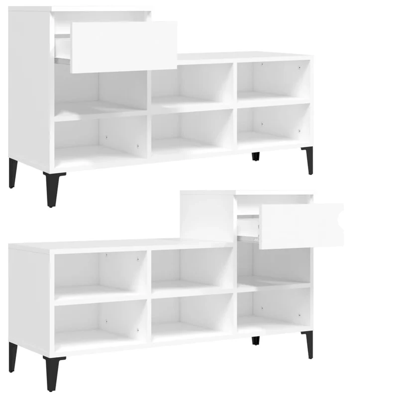 Flurbank mit Schuhregal & Schublade, 102 cm