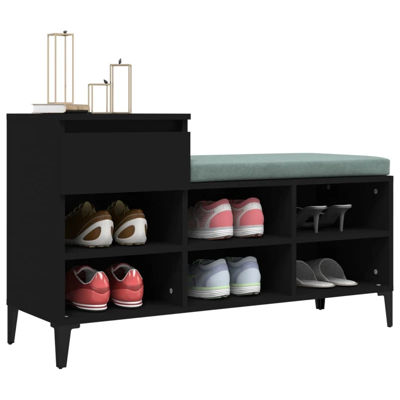 Flurbank mit Schuhregal & Schublade, 102 cm