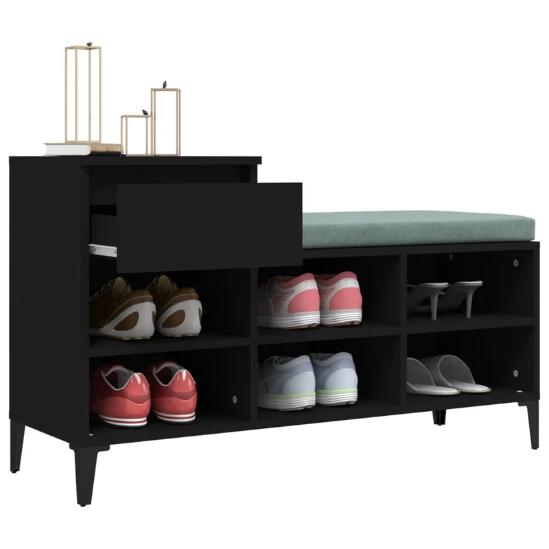 Flurbank mit Schuhregal & Schublade, 102 cm
