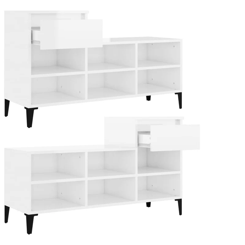 Flurbank mit Schuhregal & Schublade, 102 cm