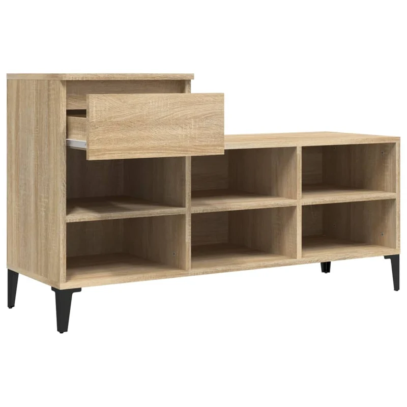 Flurbank mit Schuhregal & Schublade, 102 cm