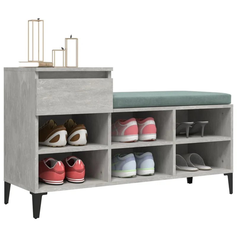 Flurbank mit Schuhregal & Schublade, 102 cm