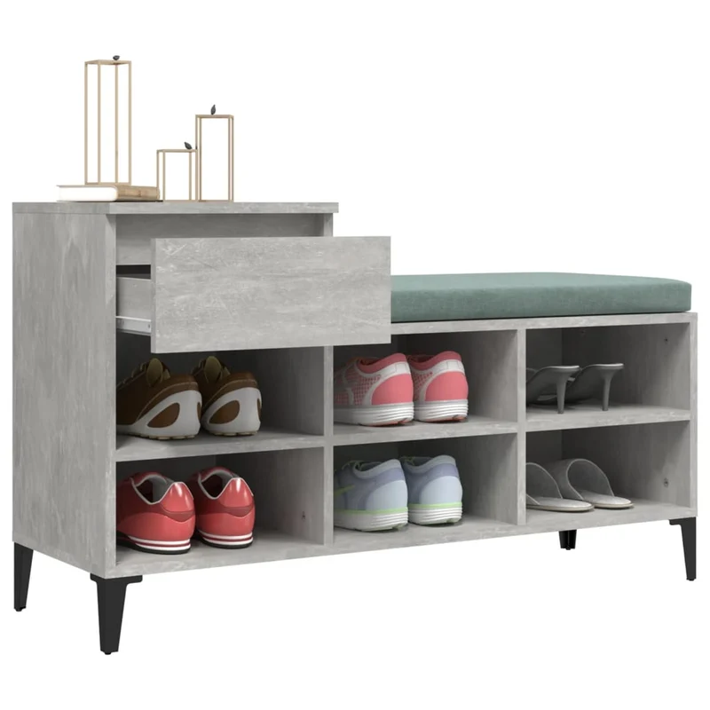 Flurbank mit Schuhregal & Schublade, 102 cm
