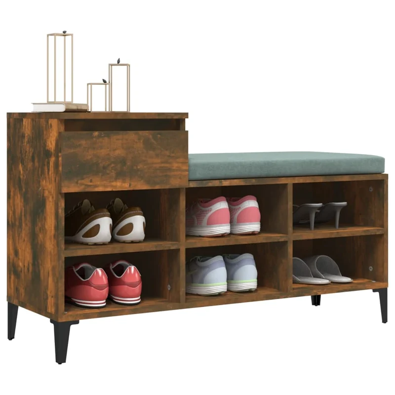 Flurbank mit Schuhregal & Schublade, 102 cm